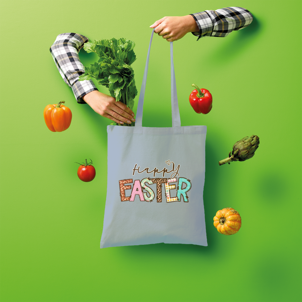 Happy Easter Shopper Tote Bag - Lynendo Trade Store
