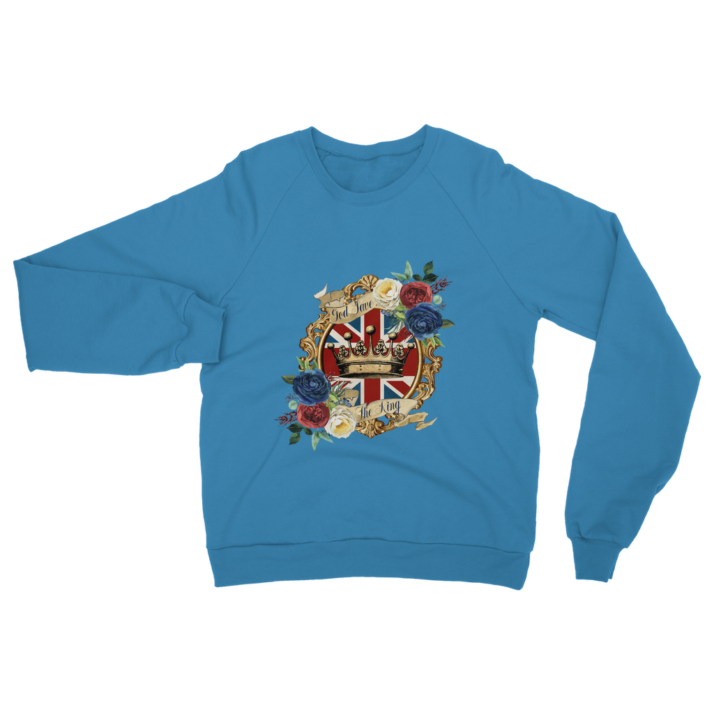GOD SAVE THE KING Classic Adult Sweatshirt - Lynendo Trade Store