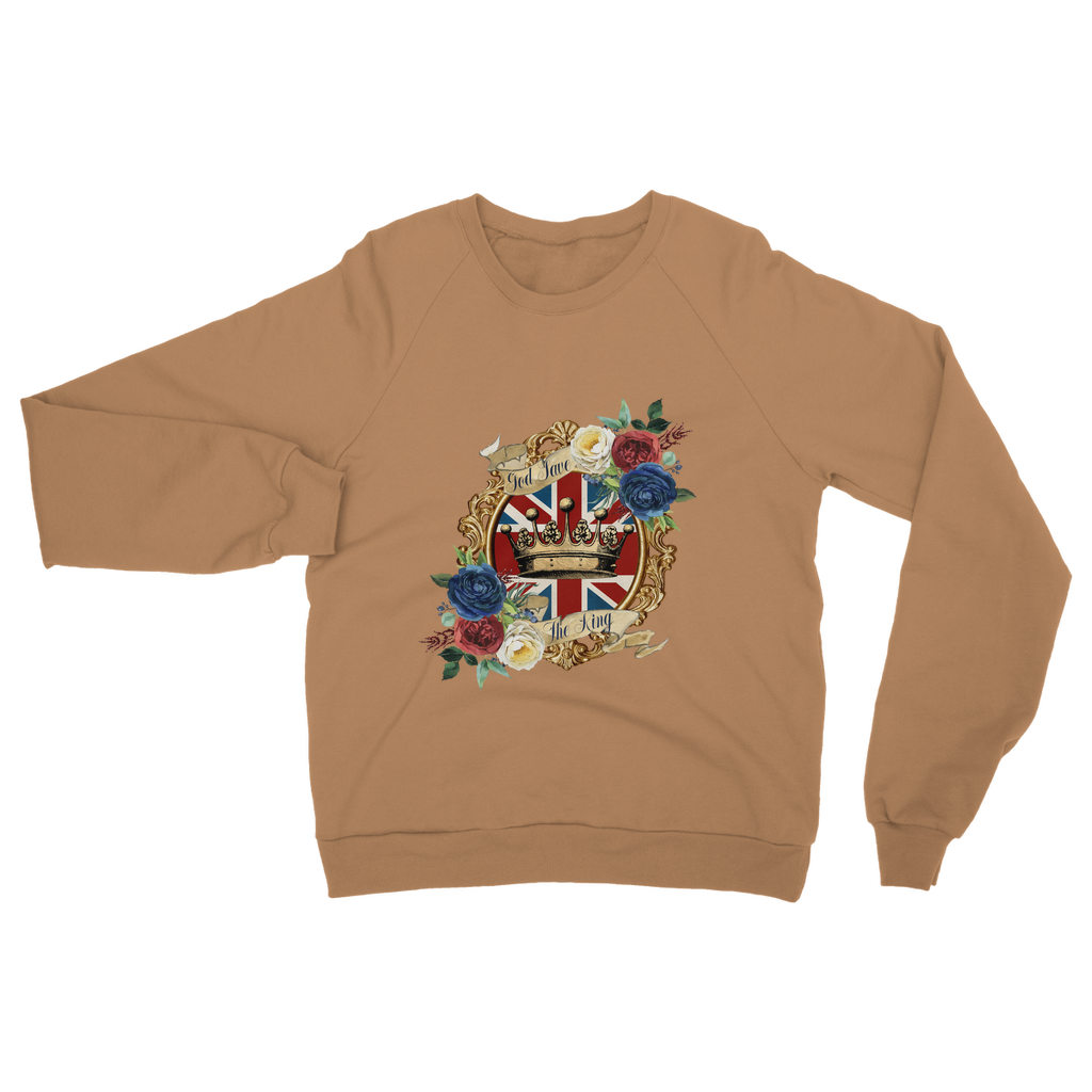GOD SAVE THE KING Classic Adult Sweatshirt - Lynendo Trade Store