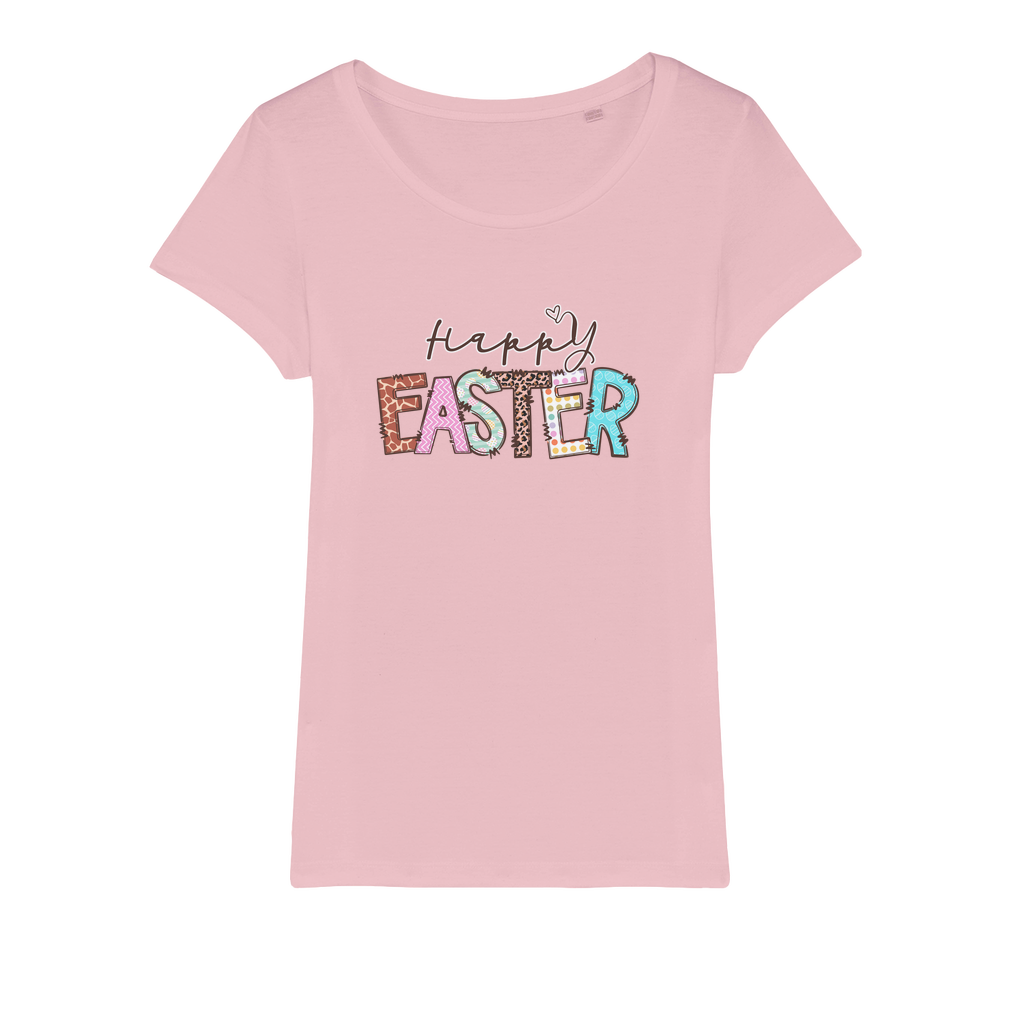 Happy Easter Organic Jersey Womens T-Shirt - Lynendo Trade Store
