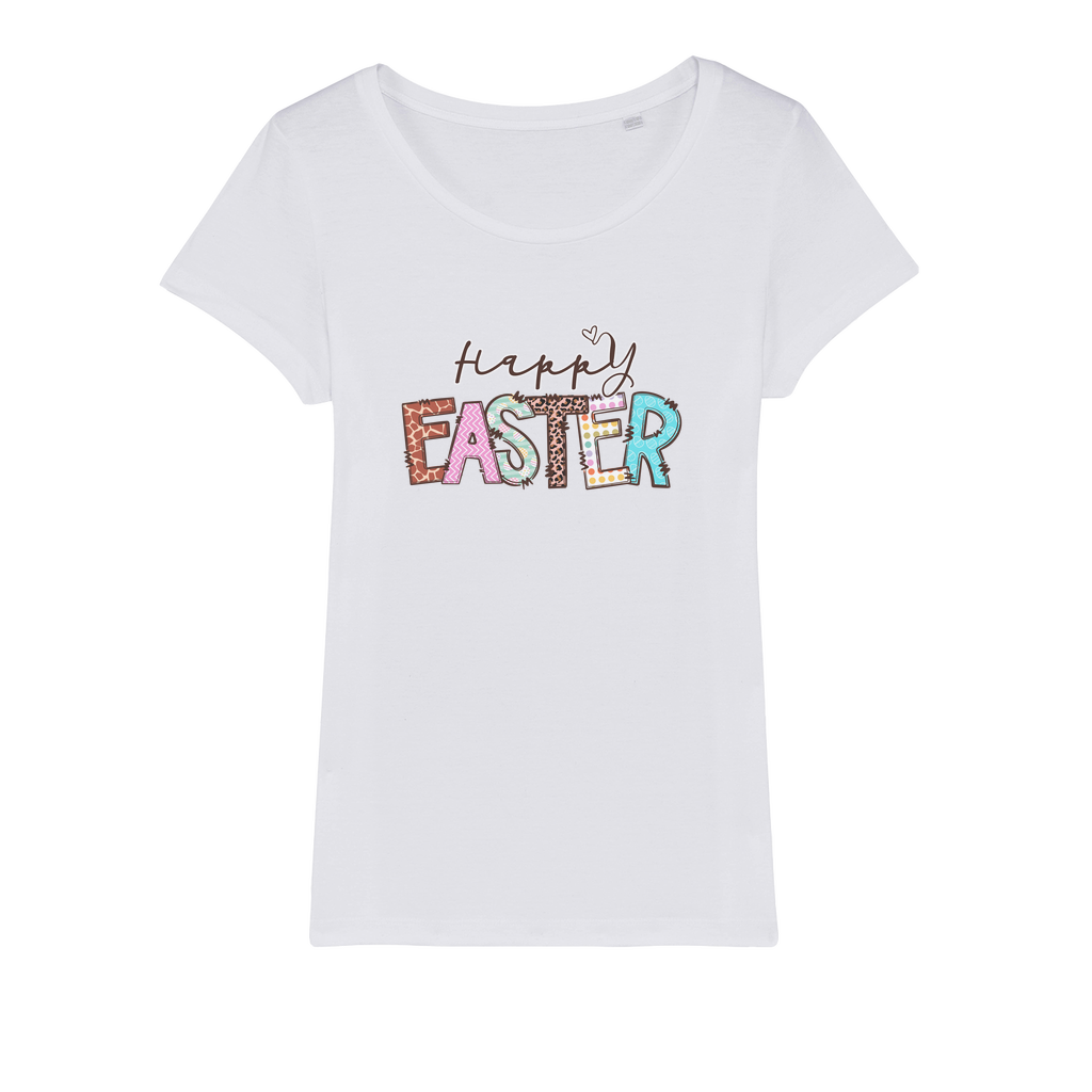 Happy Easter Organic Jersey Womens T-Shirt - Lynendo Trade Store