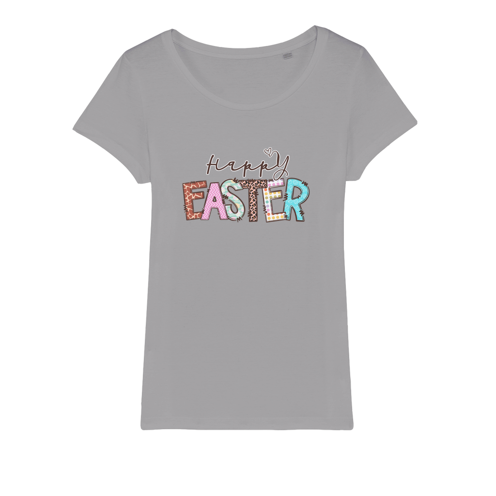 Happy Easter Organic Jersey Womens T-Shirt - Lynendo Trade Store