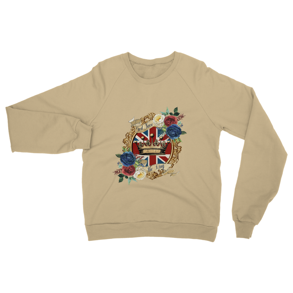GOD SAVE THE KING Classic Adult Sweatshirt - Lynendo Trade Store