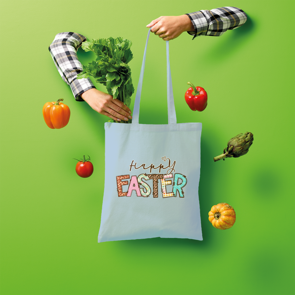 Happy Easter Shopper Tote Bag - Lynendo Trade Store