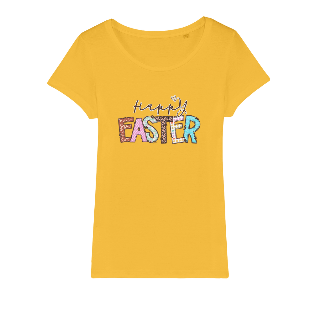 Happy Easter Organic Jersey Womens T-Shirt - Lynendo Trade Store