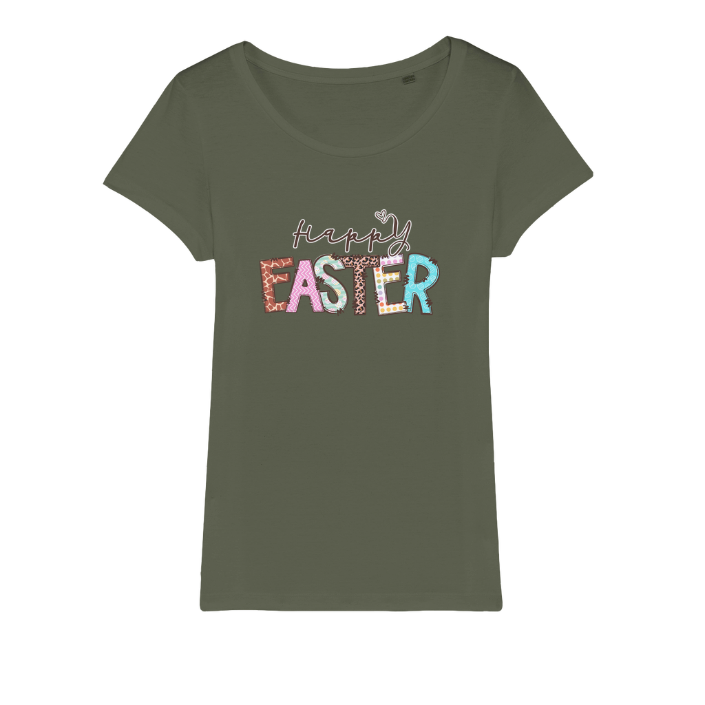 Happy Easter Organic Jersey Womens T-Shirt - Lynendo Trade Store