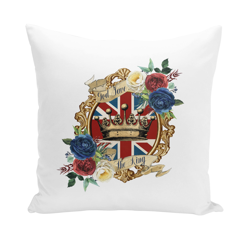 GOD SAVE THE KING Throw Pillows - Lynendo Trade Store