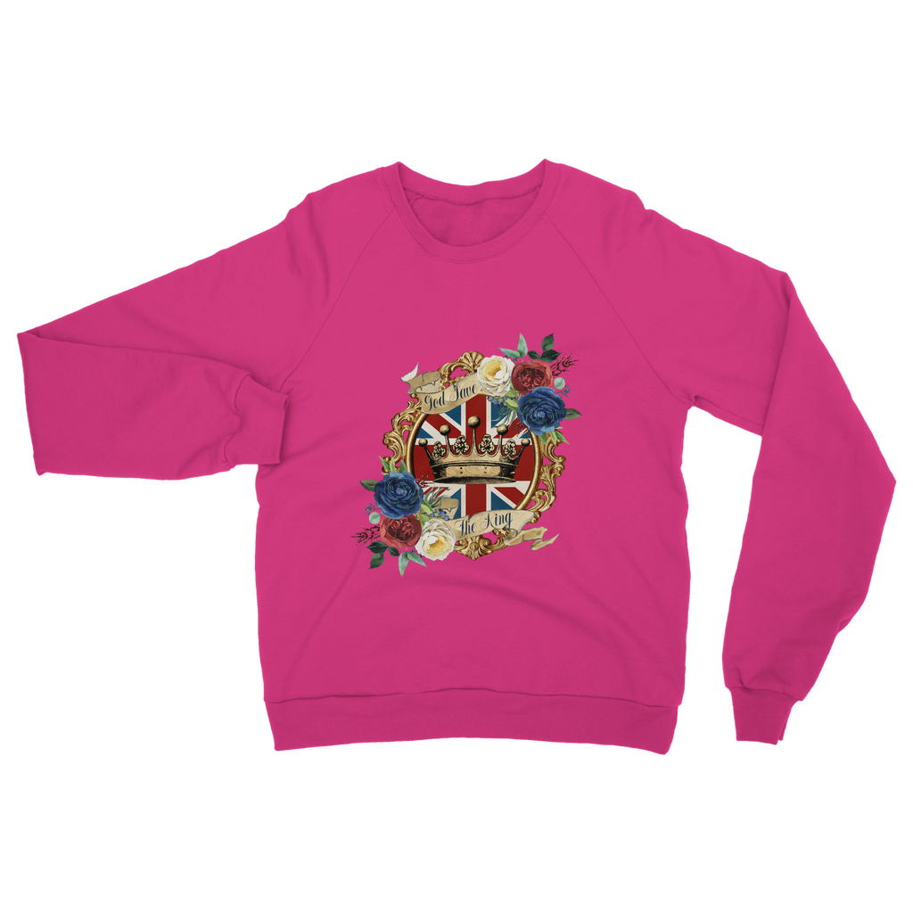 GOD SAVE THE KING Classic Adult Sweatshirt - Lynendo Trade Store