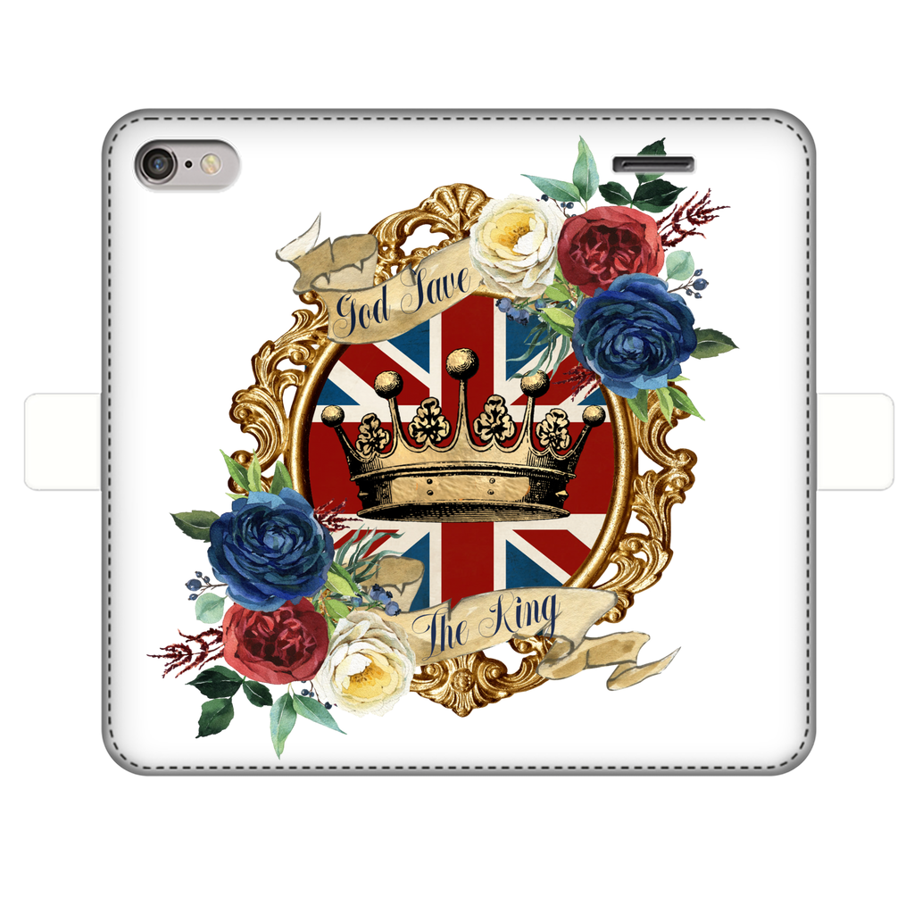 GOD SAVE THE KING Fully Printed Wallet Cases - Lynendo Trade Store