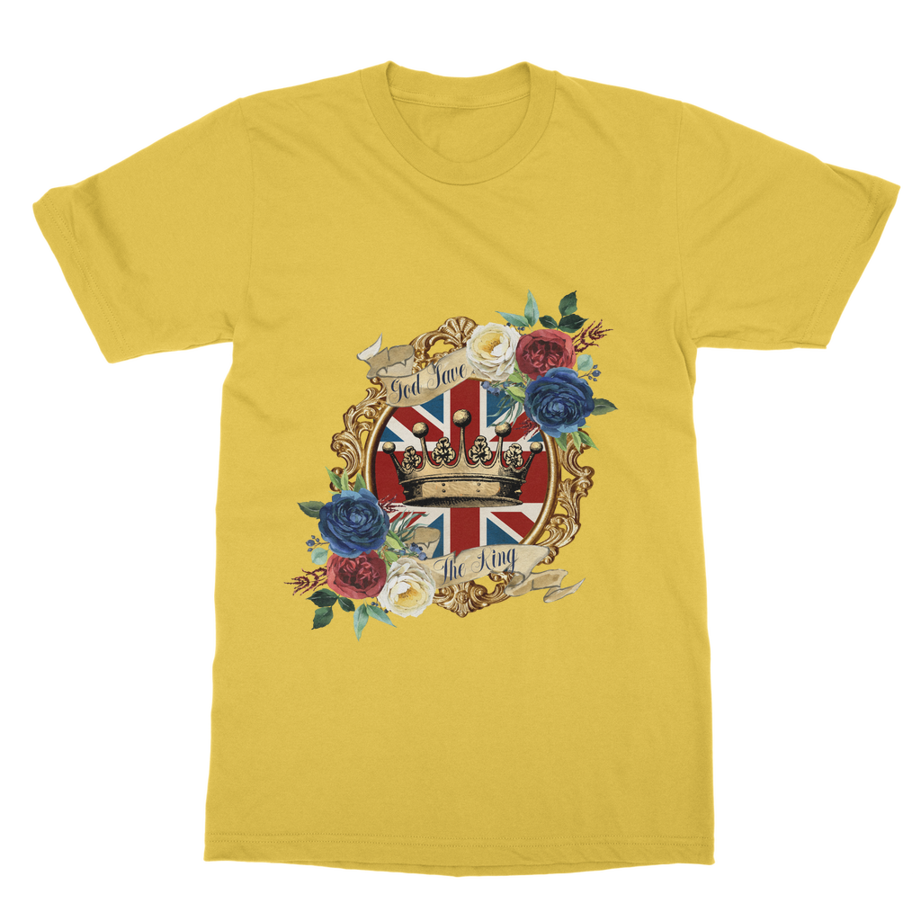 GOD SAVE THE KING T-Shirt Dress - Lynendo Trade Store