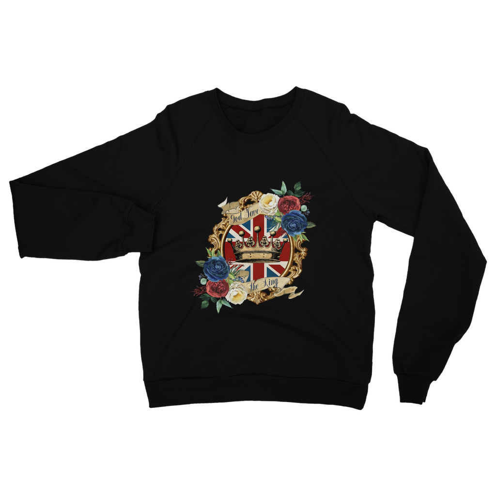 GOD SAVE THE KING Classic Adult Sweatshirt - Lynendo Trade Store