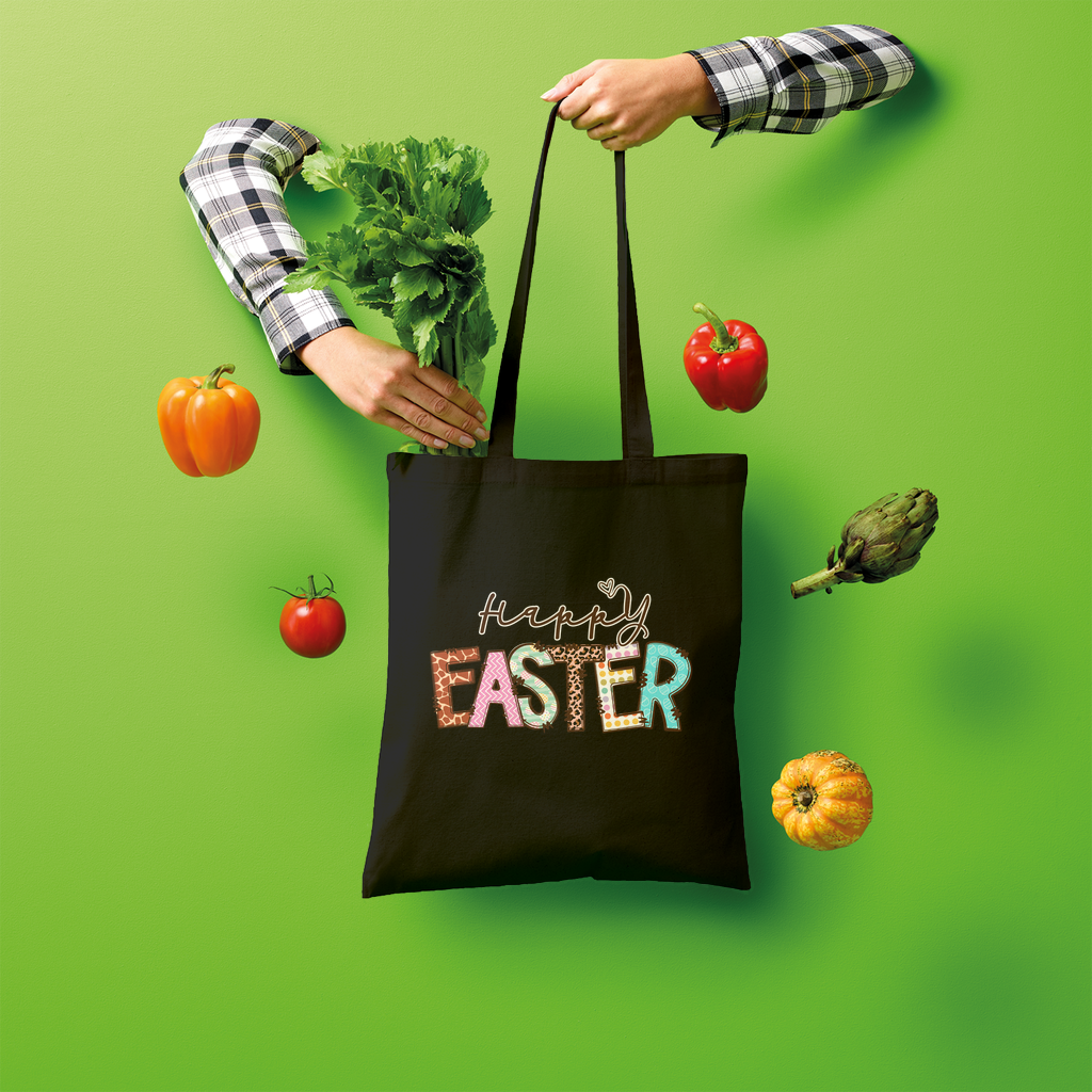 Happy Easter Shopper Tote Bag - Lynendo Trade Store