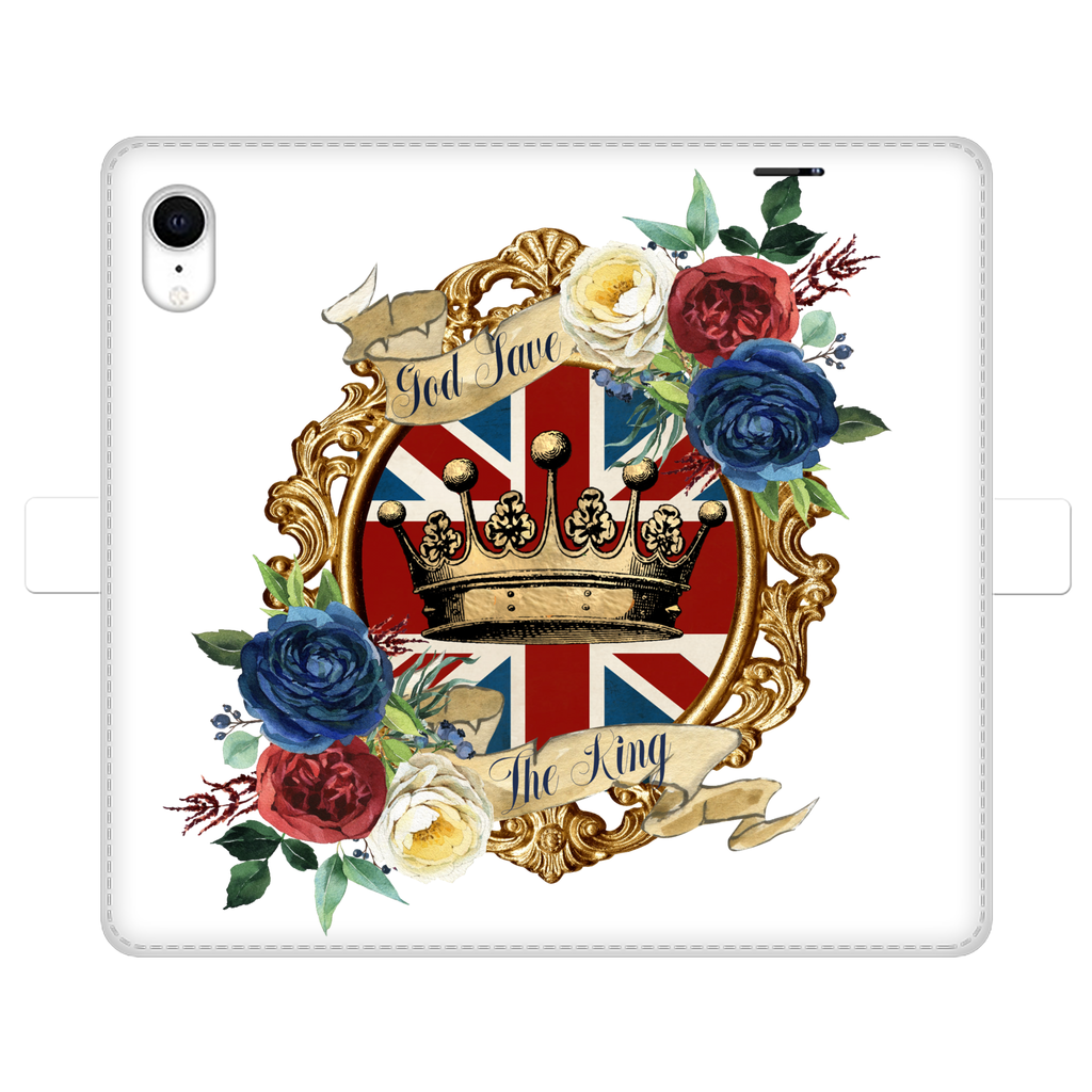 GOD SAVE THE KING Fully Printed Wallet Cases - Lynendo Trade Store