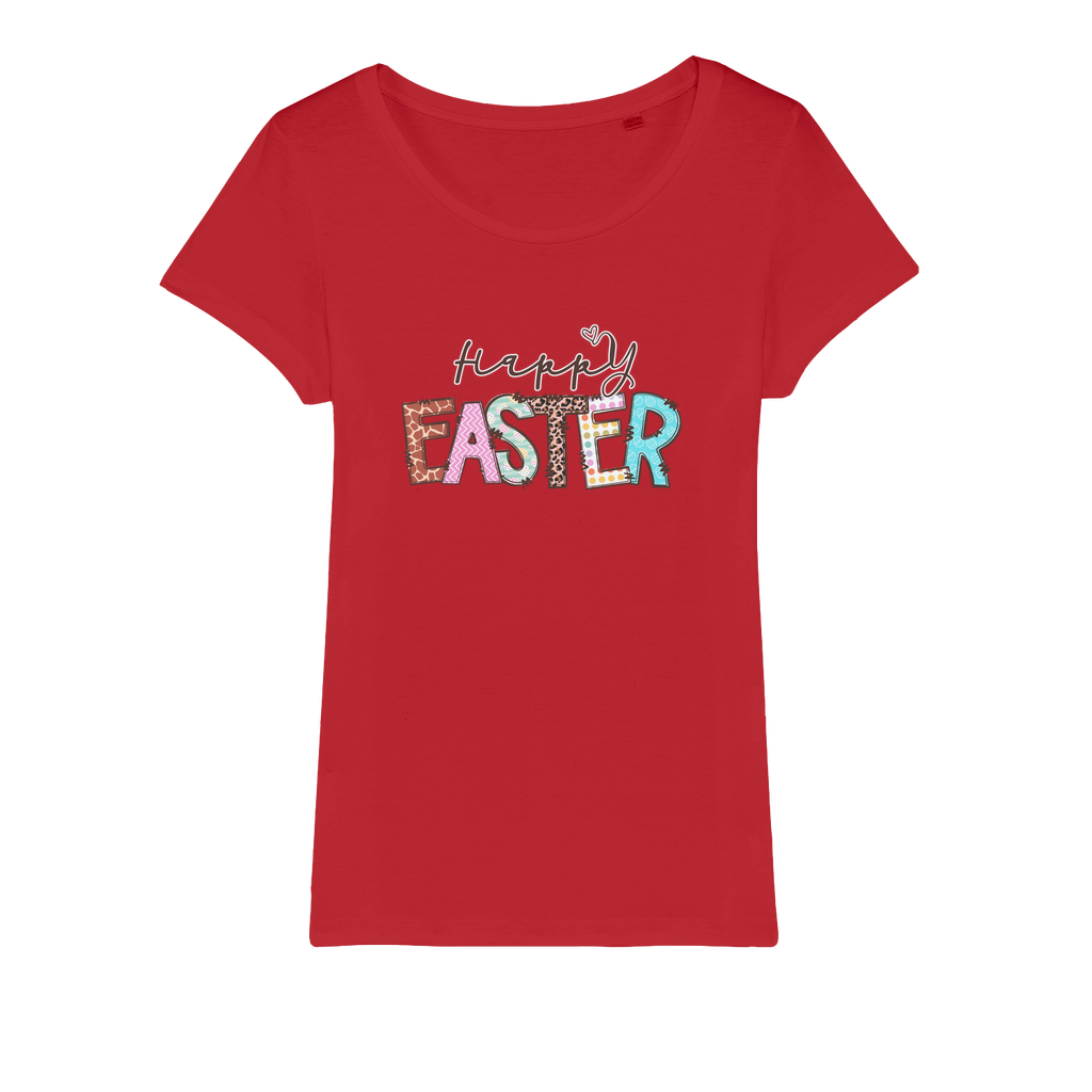 Happy Easter Organic Jersey Womens T-Shirt - Lynendo Trade Store