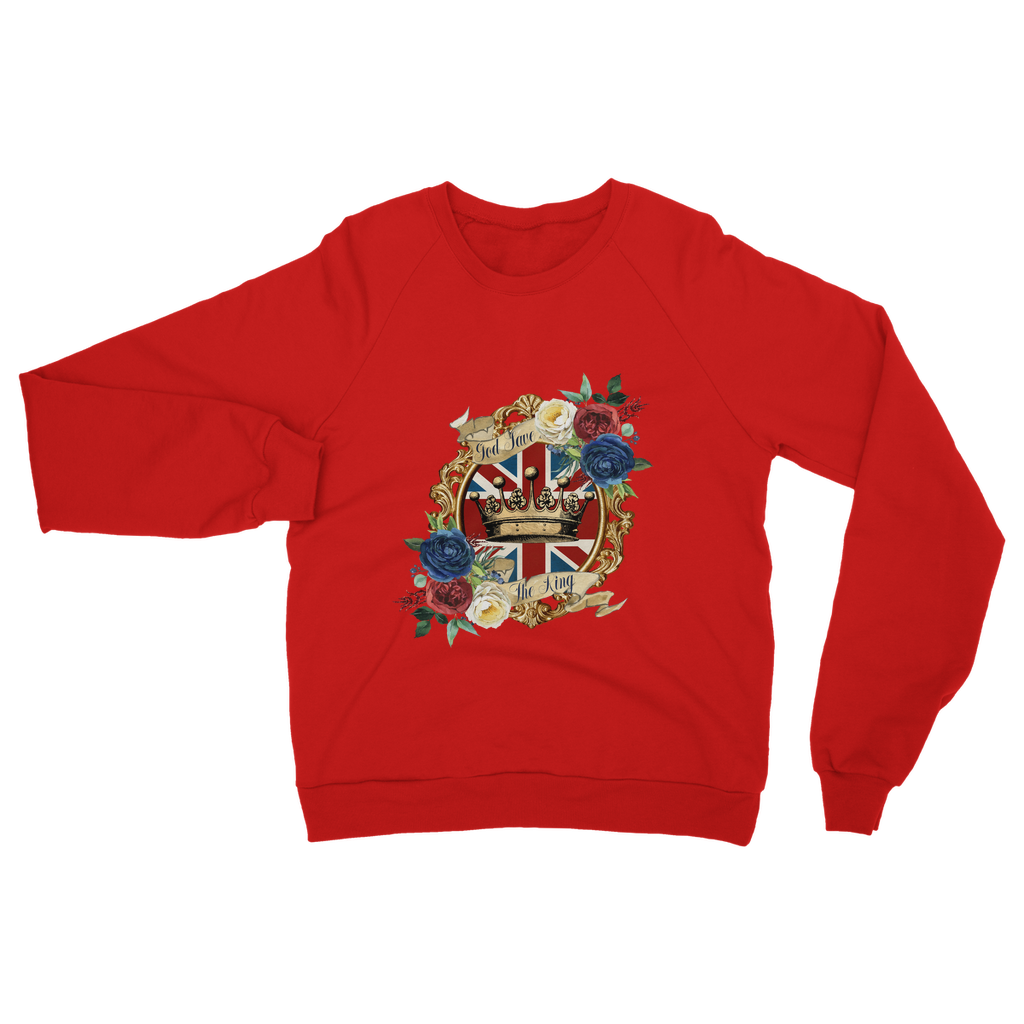GOD SAVE THE KING Classic Adult Sweatshirt - Lynendo Trade Store