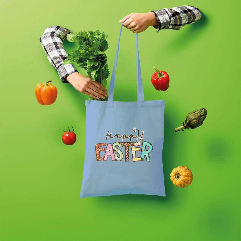 Happy Easter Shopper Tote Bag - Lynendo Trade Store