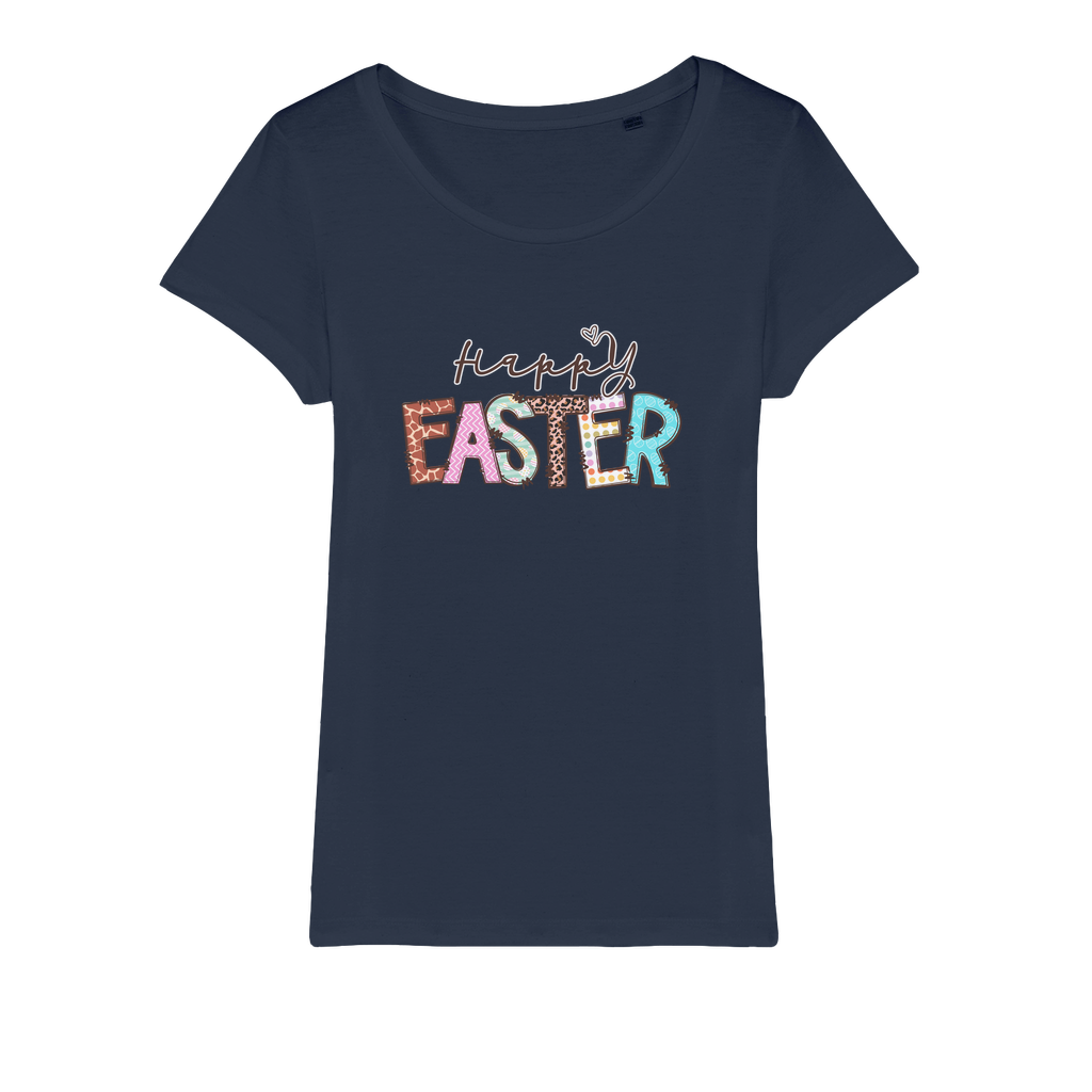 Happy Easter Organic Jersey Womens T-Shirt - Lynendo Trade Store