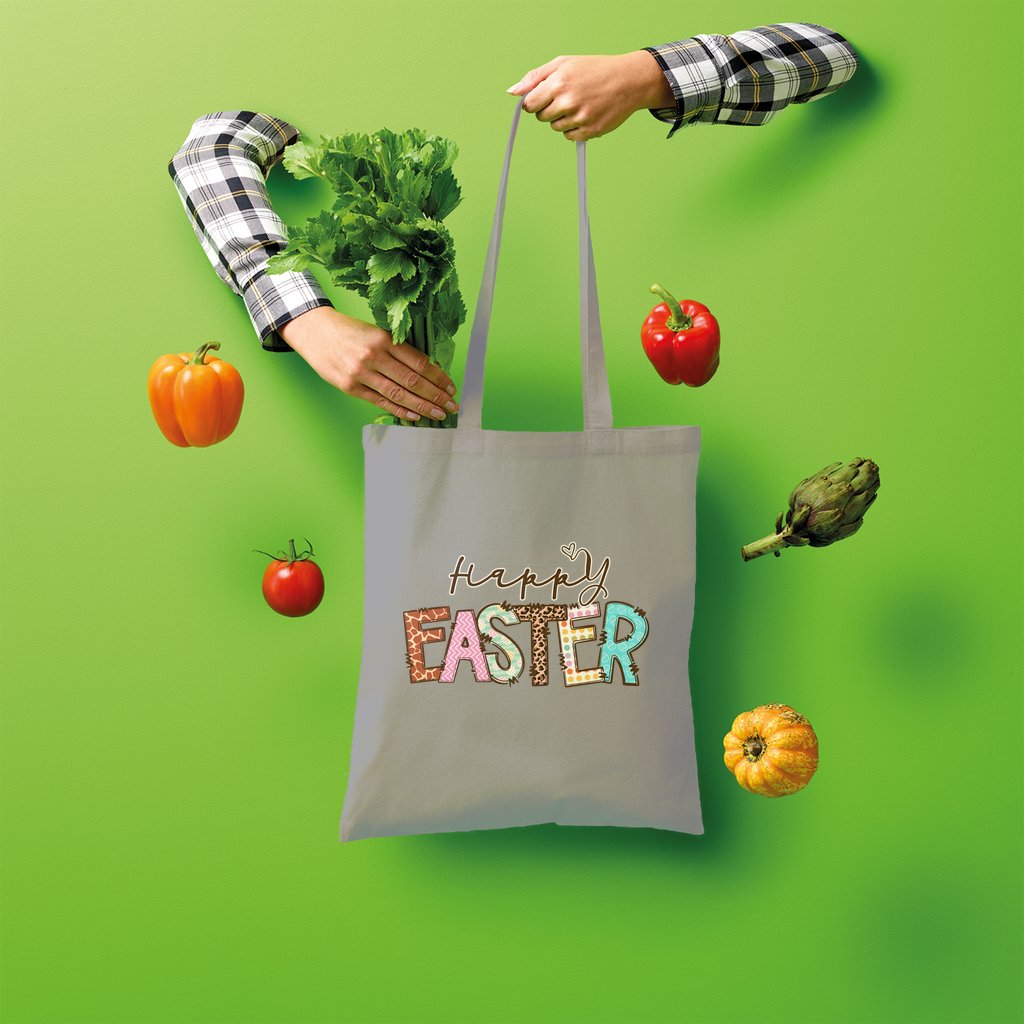 Happy Easter Shopper Tote Bag - Lynendo Trade Store