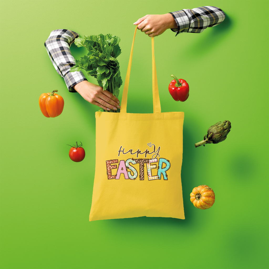 Happy Easter Shopper Tote Bag - Lynendo Trade Store
