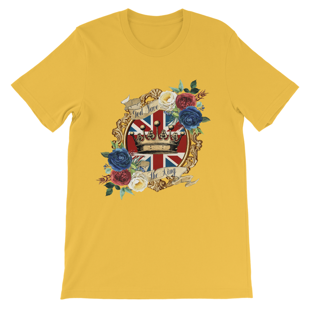 GOD SAVE THE KING Premium Kids T-Shirt - Lynendo Trade Store