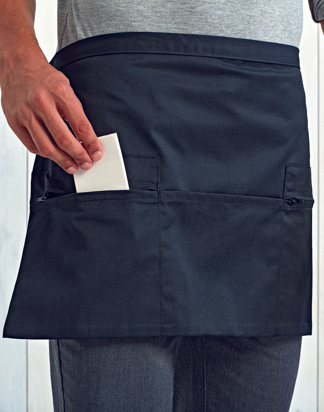 PREMIER WORKWEAR Zip Pocket Waist Apron - Lynendo Trade Store