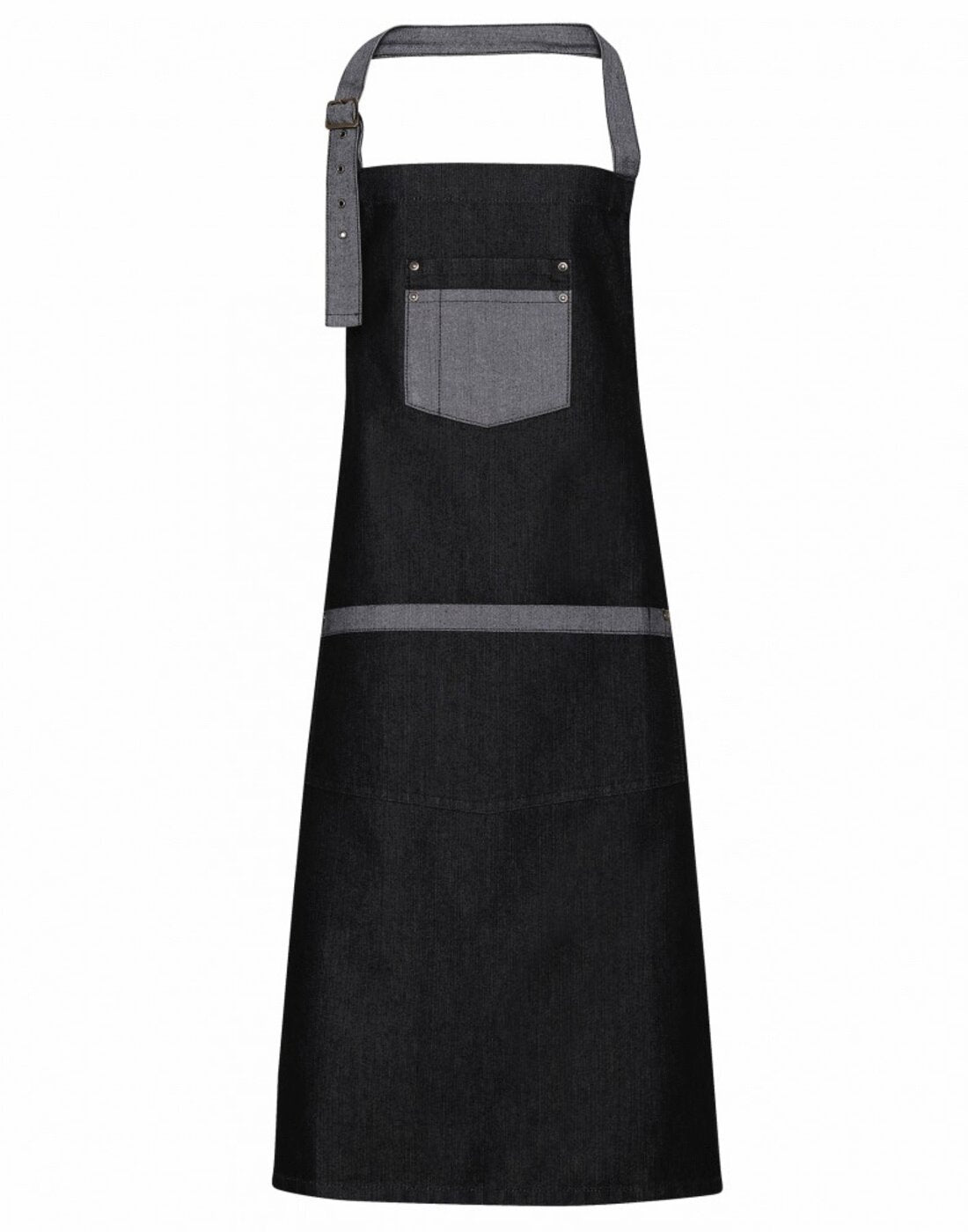 PREMIER WORKWEAR  Domain Contrast Denim Bib Apron - Lynendo Trade Store