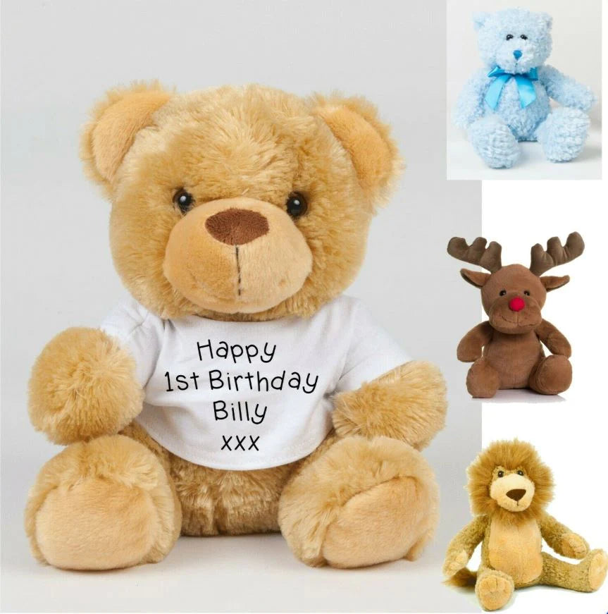 Personalised Teddy Bear - Printed with Personal Message - Lynendo Trade Store