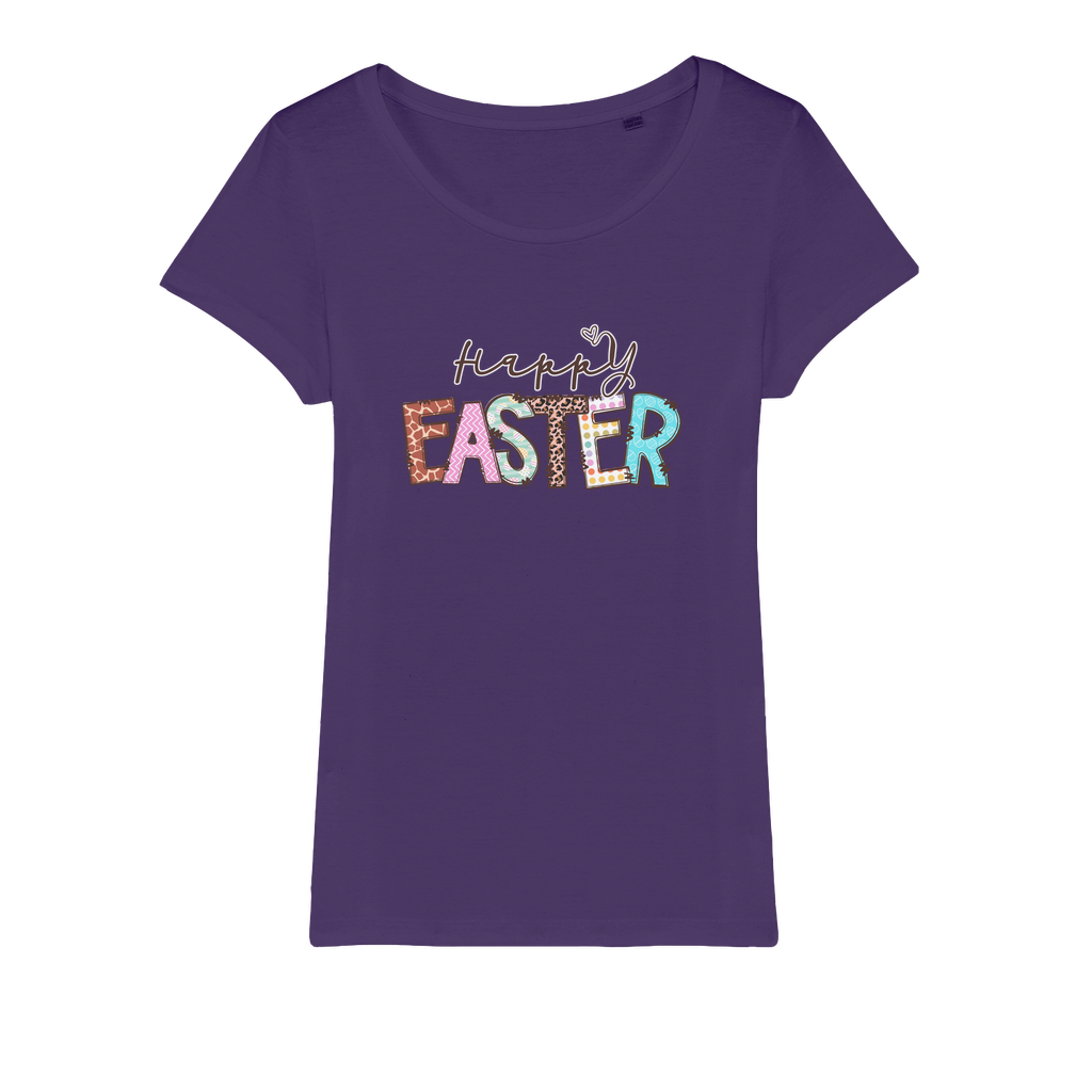 Happy Easter Organic Jersey Womens T-Shirt - Lynendo Trade Store