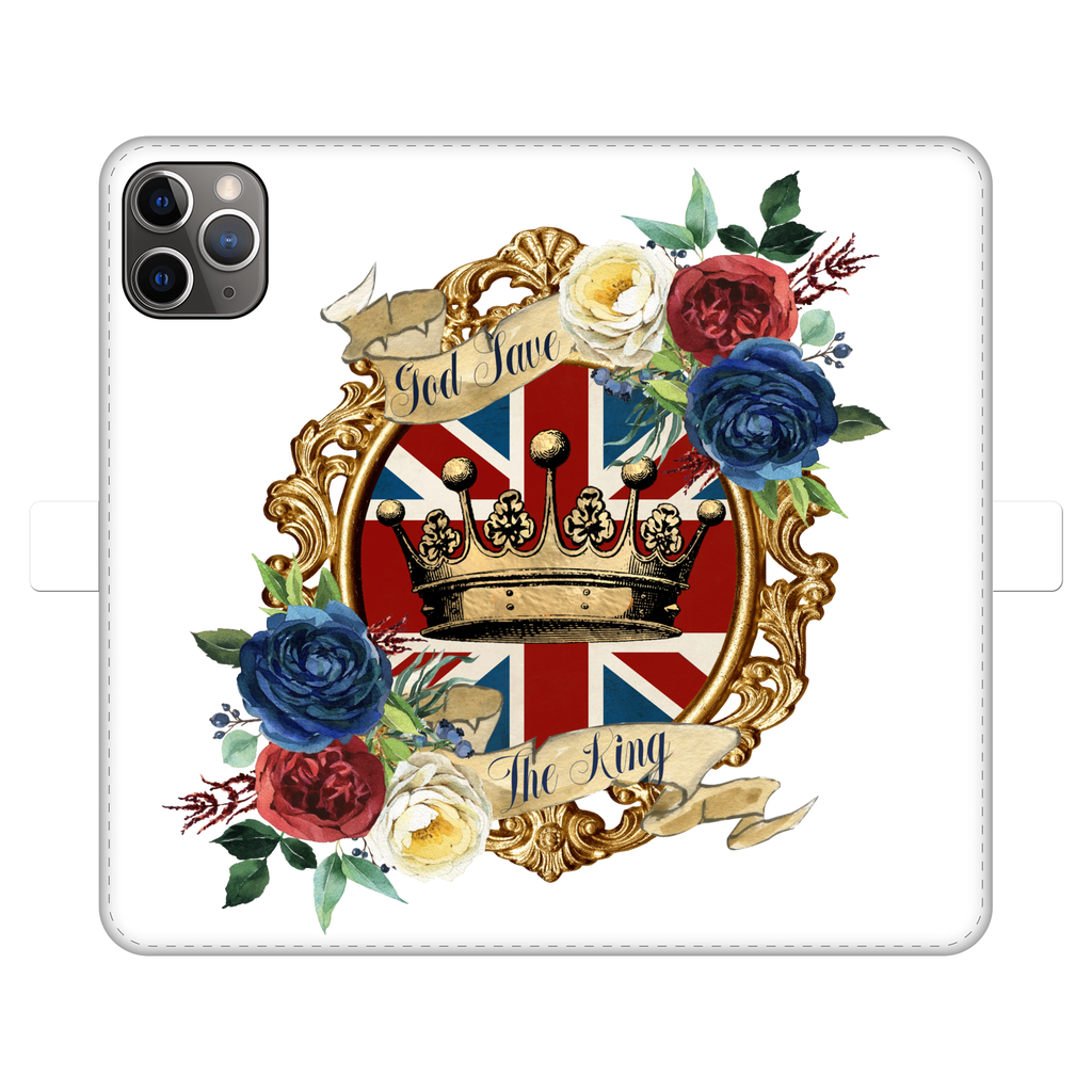 GOD SAVE THE KING Fully Printed Wallet Cases - Lynendo Trade Store