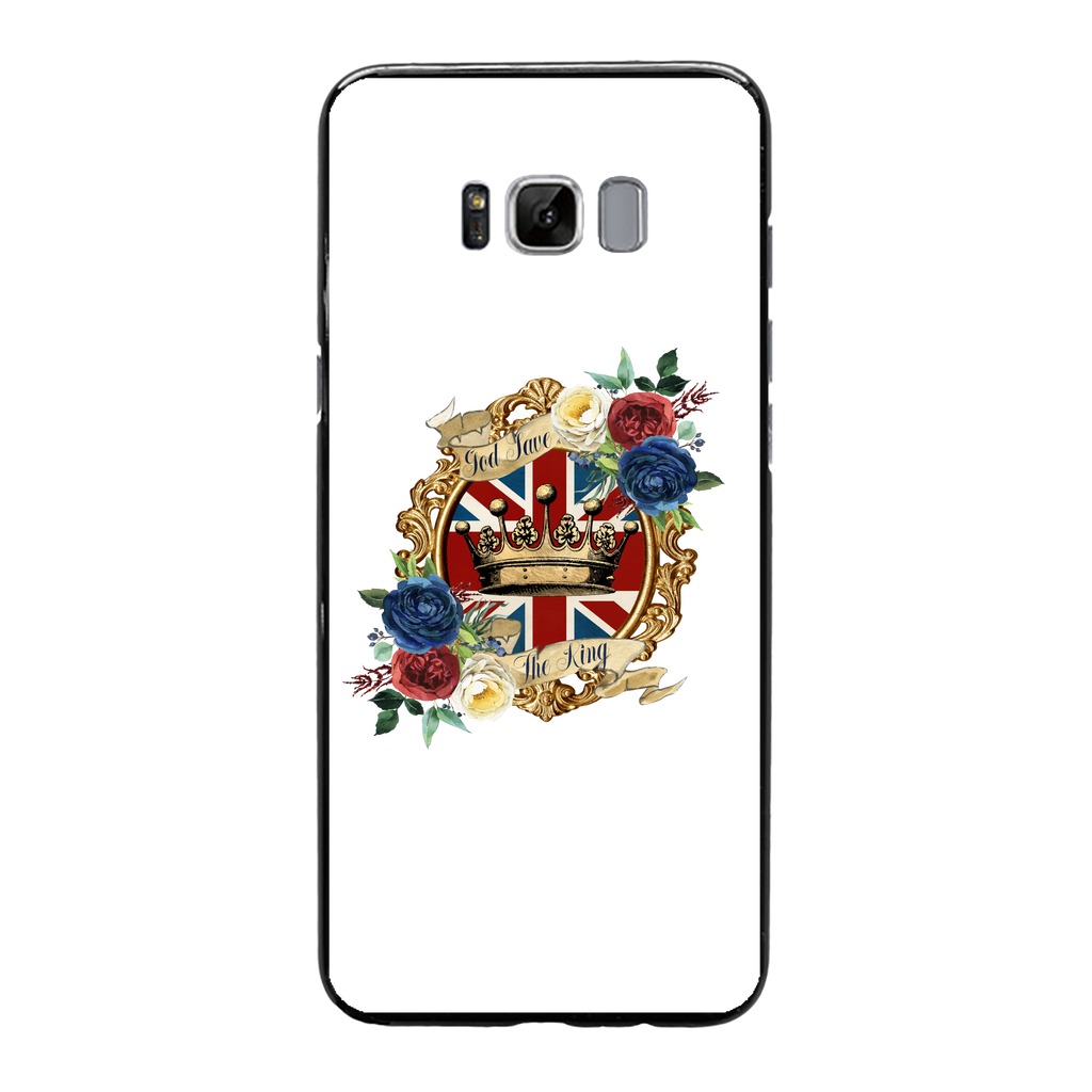 GOD SAVE THE KING Back Printed Black Soft Phone Case - Lynendo Trade Store