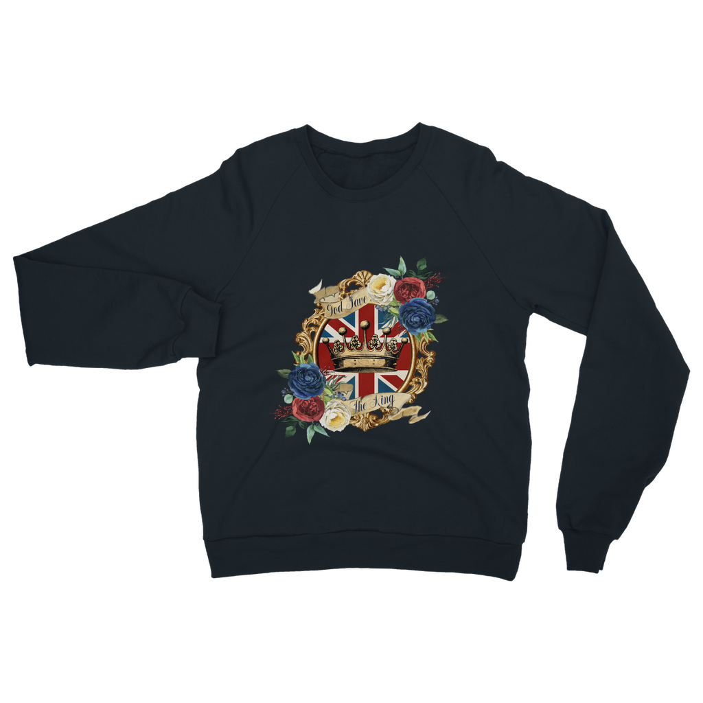 GOD SAVE THE KING Classic Adult Sweatshirt - Lynendo Trade Store