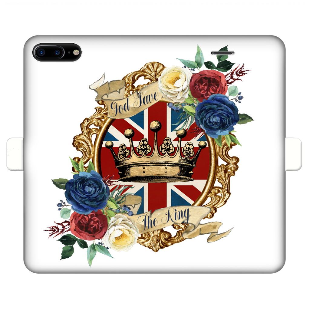 GOD SAVE THE KING Fully Printed Wallet Cases - Lynendo Trade Store
