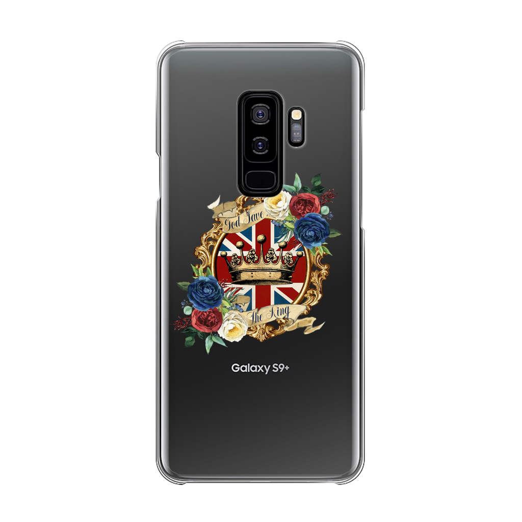 GOD SAVE THE KING Back Printed Transparent Hard Phone Case - Lynendo Trade Store