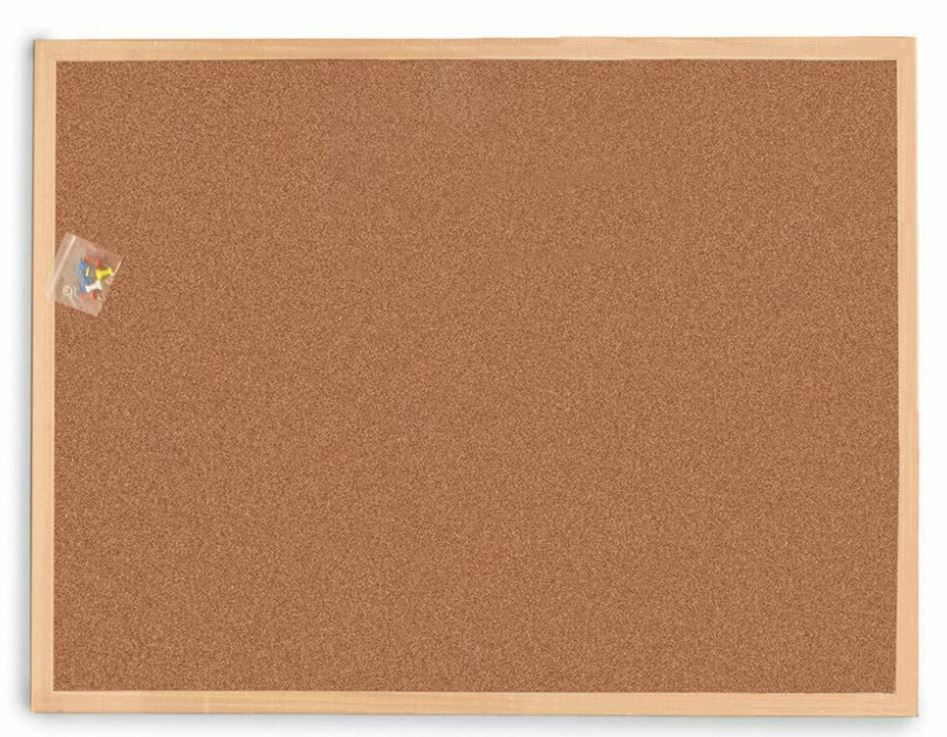 Cork Board with Wood Surround 400 x 600mm - Lynendo Trade Store