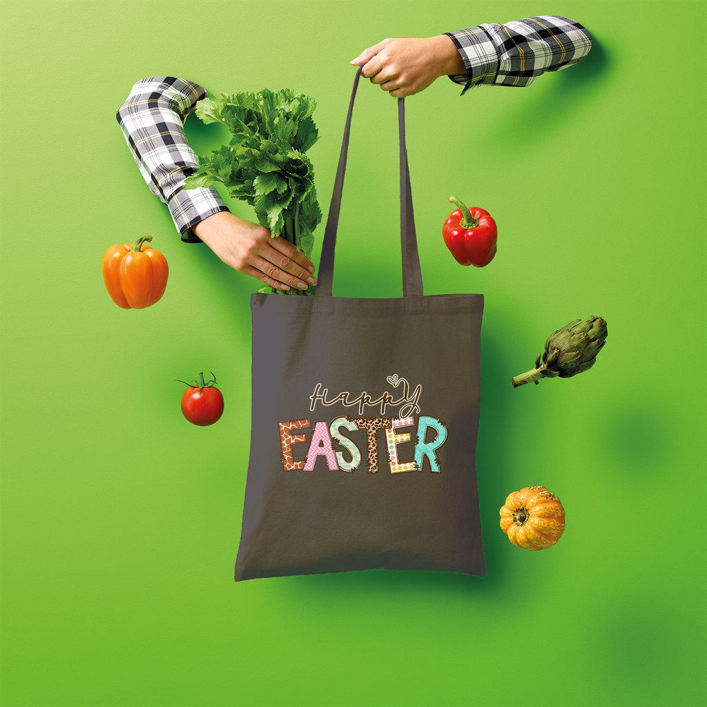 Happy Easter Shopper Tote Bag - Lynendo Trade Store