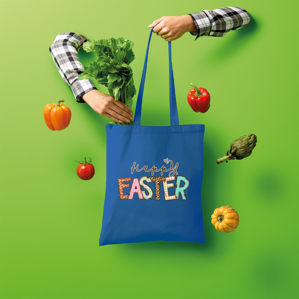 Happy Easter Shopper Tote Bag - Lynendo Trade Store