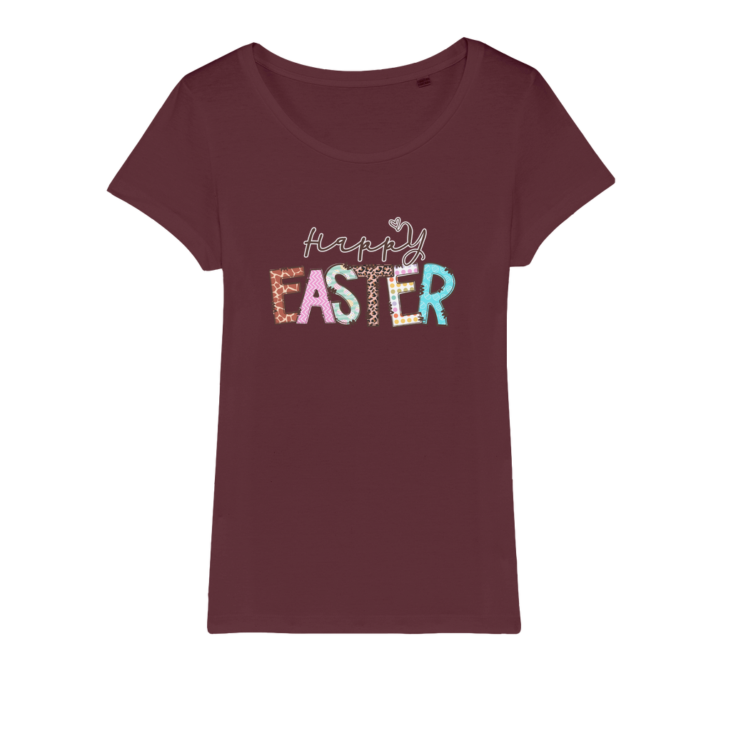 Happy Easter Organic Jersey Womens T-Shirt - Lynendo Trade Store