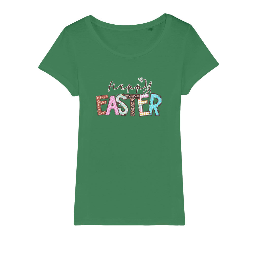 Happy Easter Organic Jersey Womens T-Shirt - Lynendo Trade Store