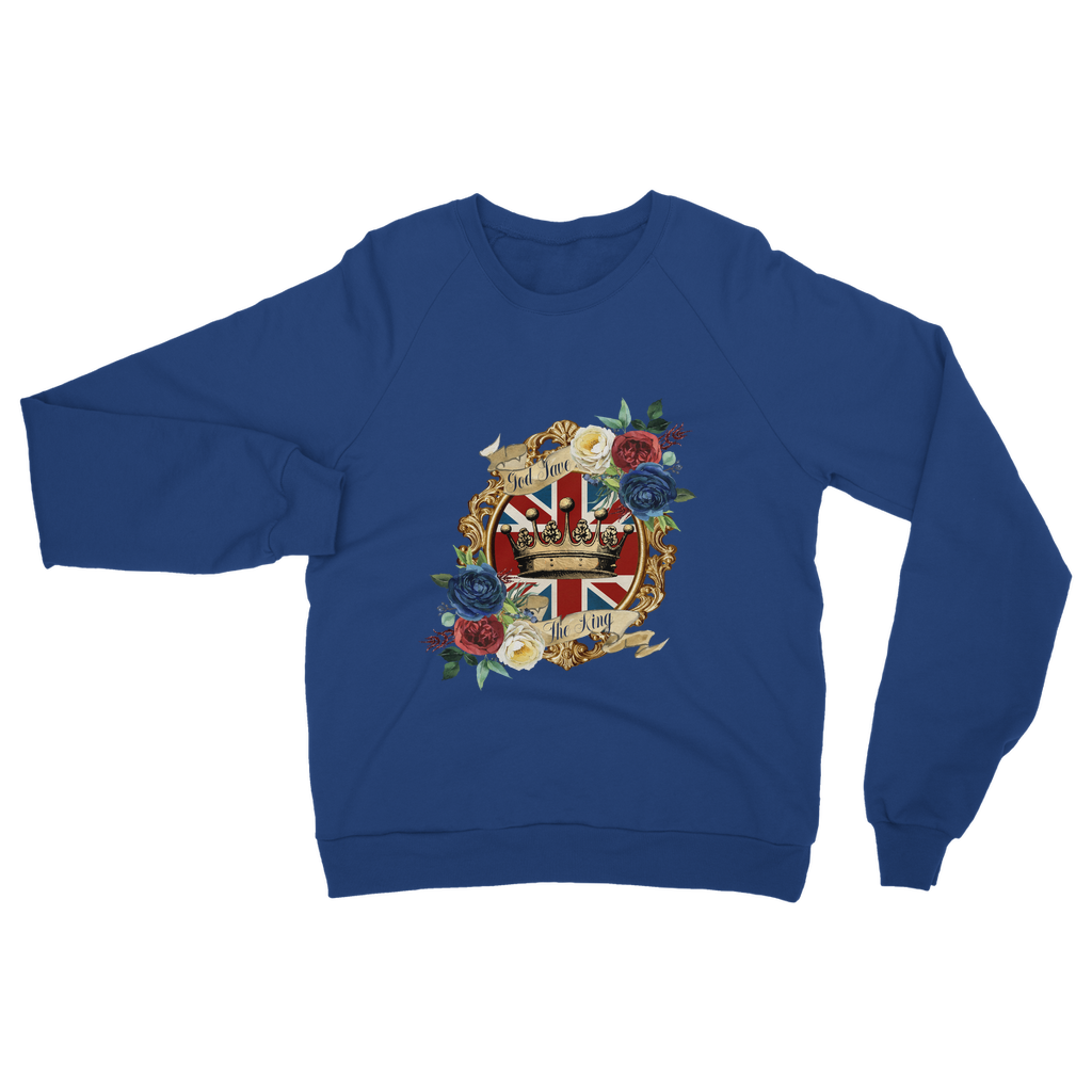 GOD SAVE THE KING Classic Adult Sweatshirt - Lynendo Trade Store