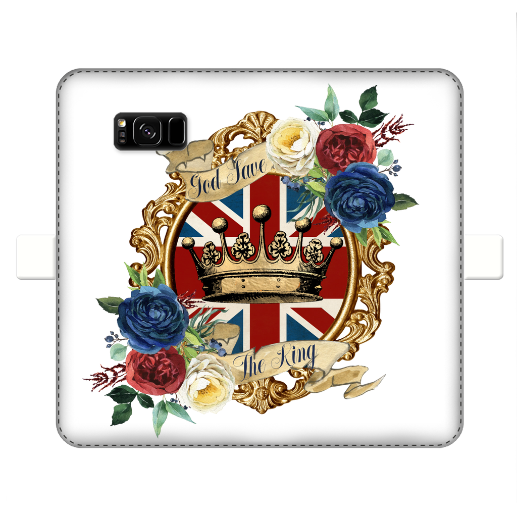 GOD SAVE THE KING Fully Printed Wallet Cases - Lynendo Trade Store