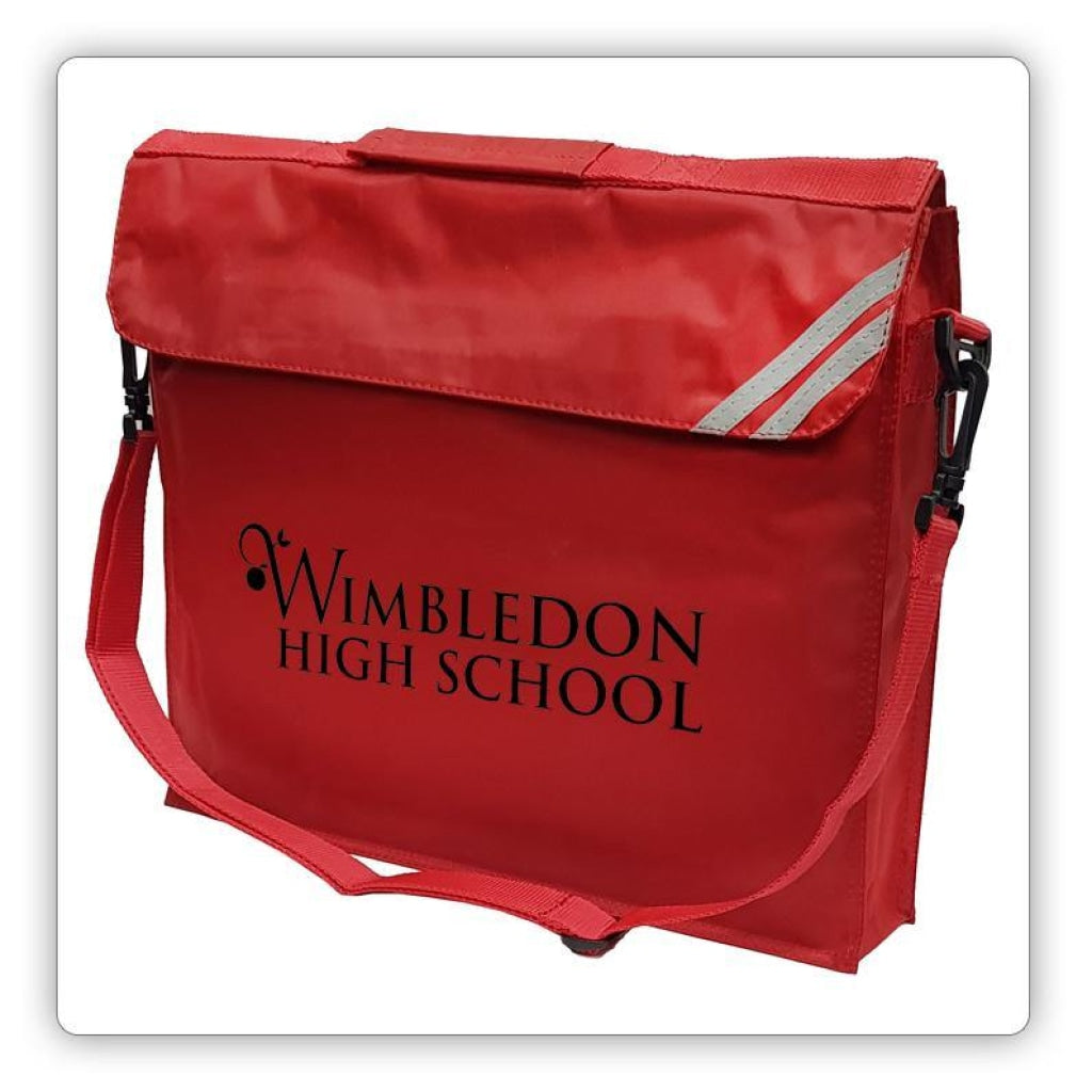 Expandable Book Bag with Strap & Contrast Panel (2793) - Lynendo Trade Store