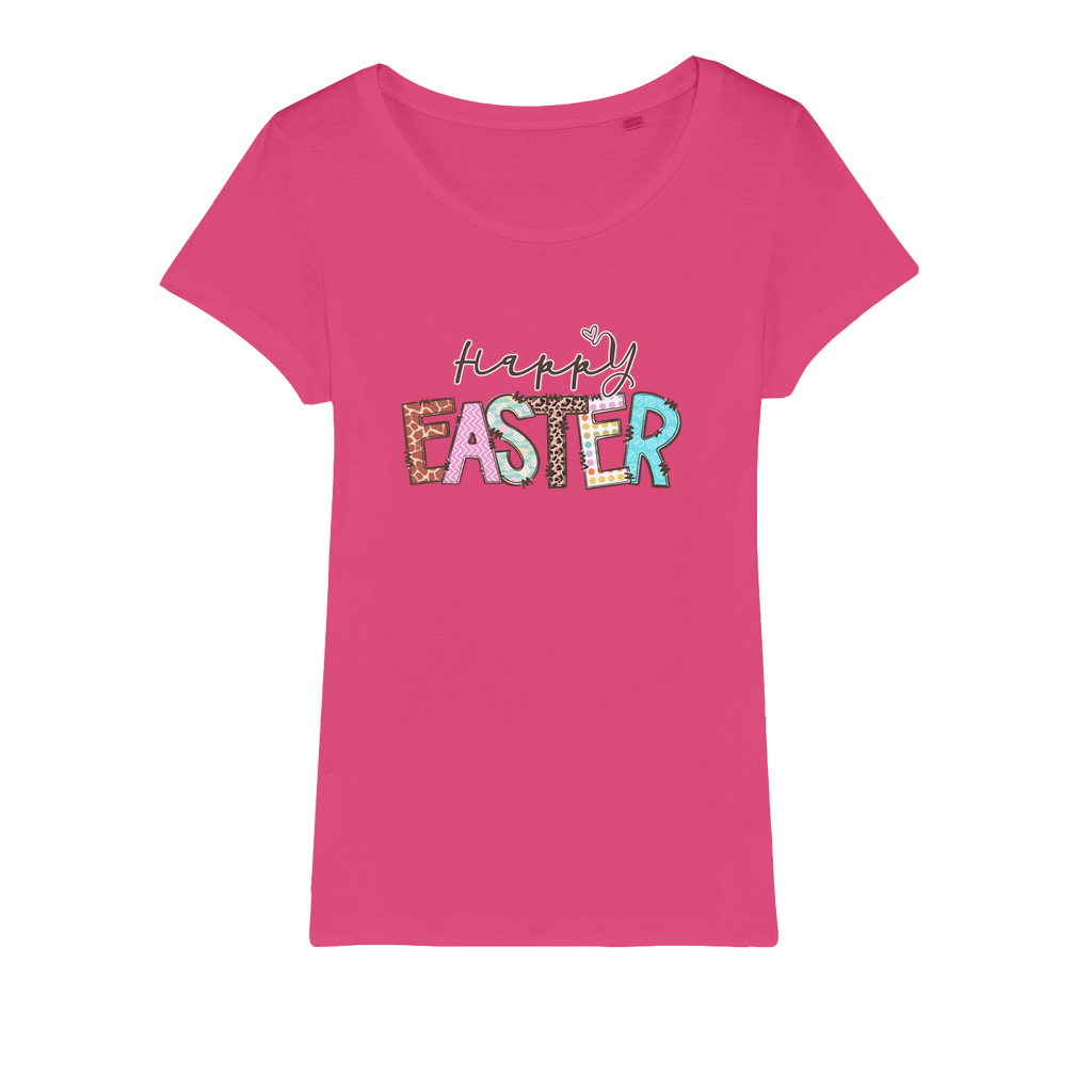 Happy Easter Organic Jersey Womens T-Shirt - Lynendo Trade Store