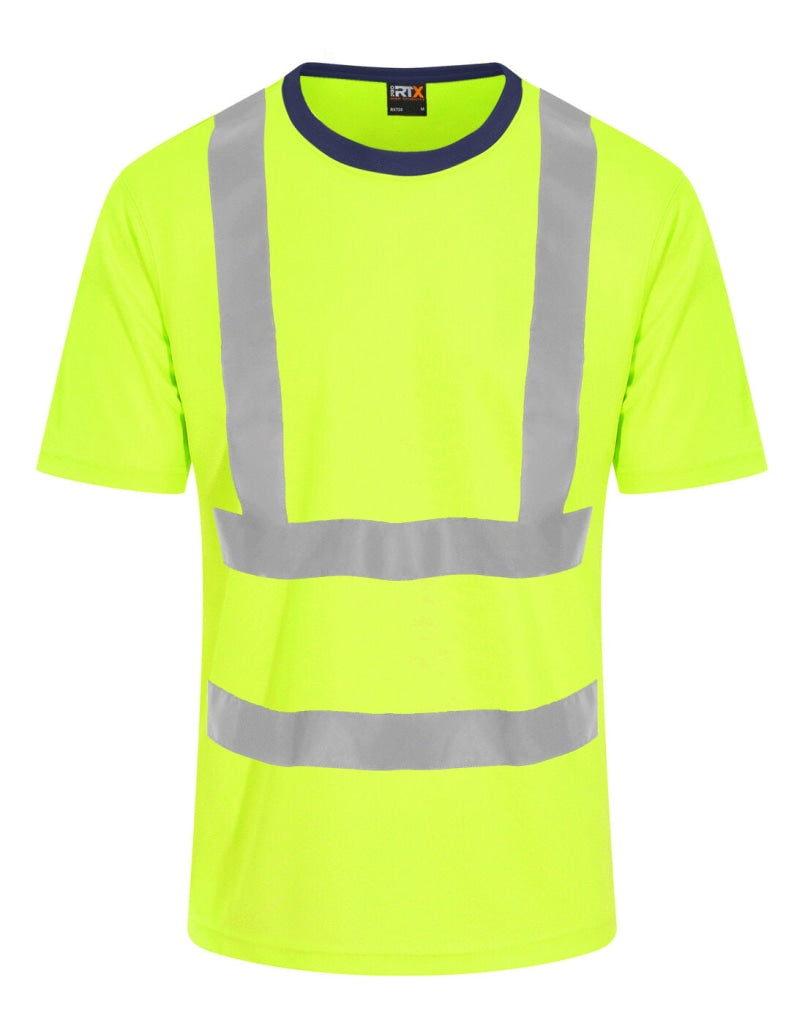 Pro Rtx - High Visibility Hv T-Shirt Hi Vis Yellow/navy / Sml T Shirts