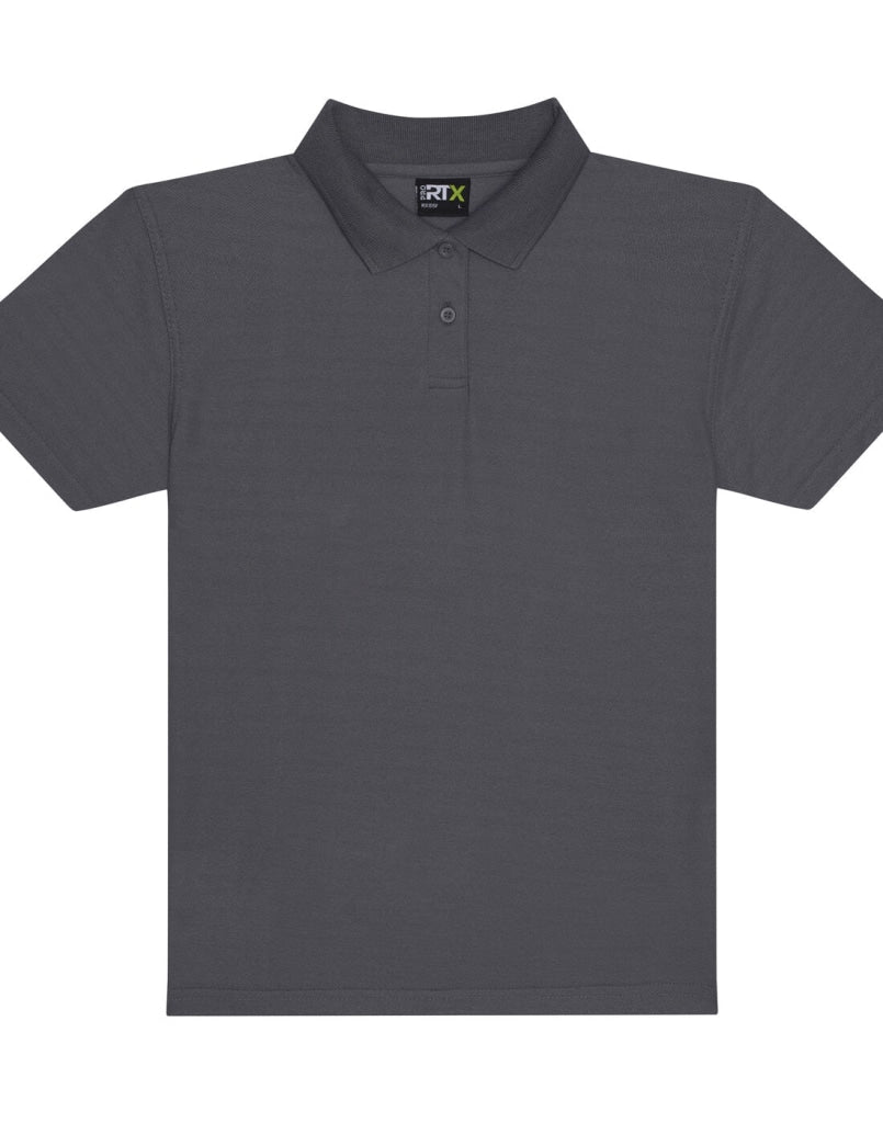 Pro Rtx Ladies Pro Polyester Polo Shirt Solid Grey / Sml Polo Shirt