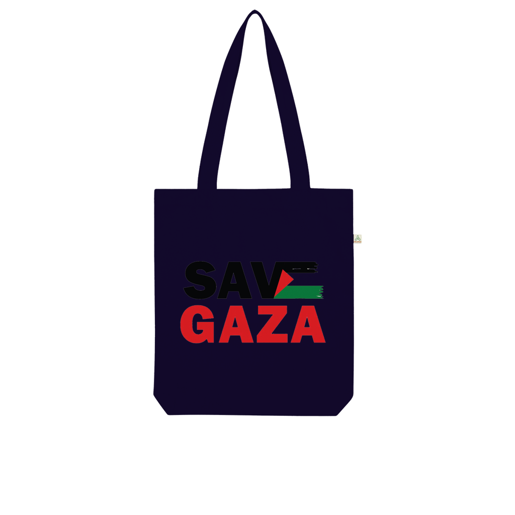 Save Gaza Organic Tote Bag - Lynendo Trade Store