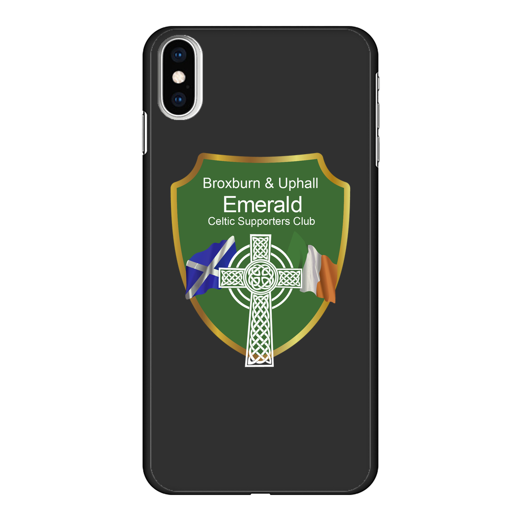 Celtic Supporters Back Printed Black Hard Phone Case - Lynendo Trade Store