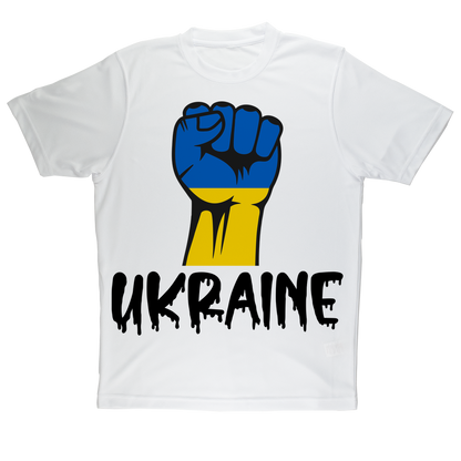 Ukraine Fist Sublimation Performance Adult T-Shirt - Lynendo Trade Store
