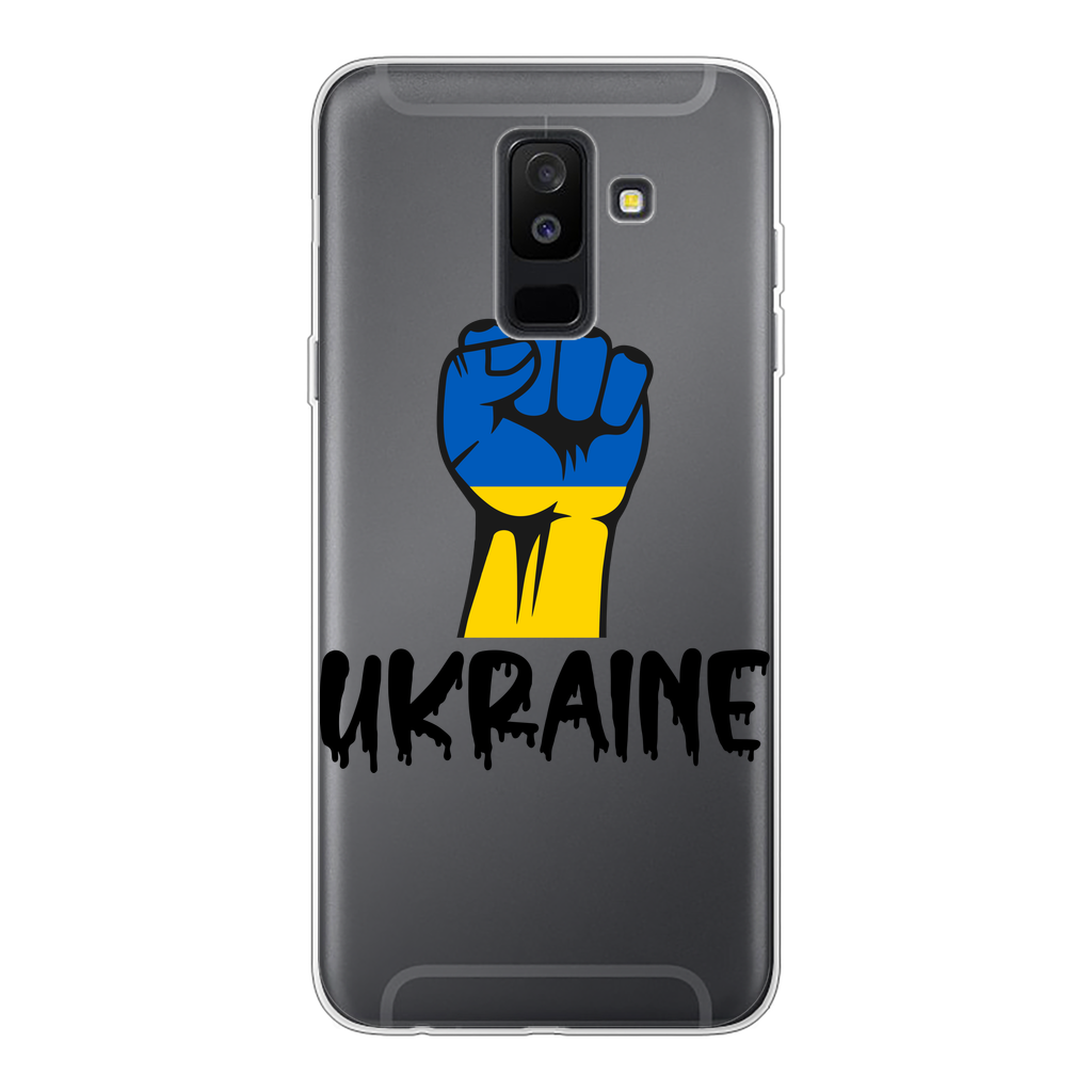 Ukraine Fist Back Printed Transparent Soft Phone Case - Lynendo Trade Store