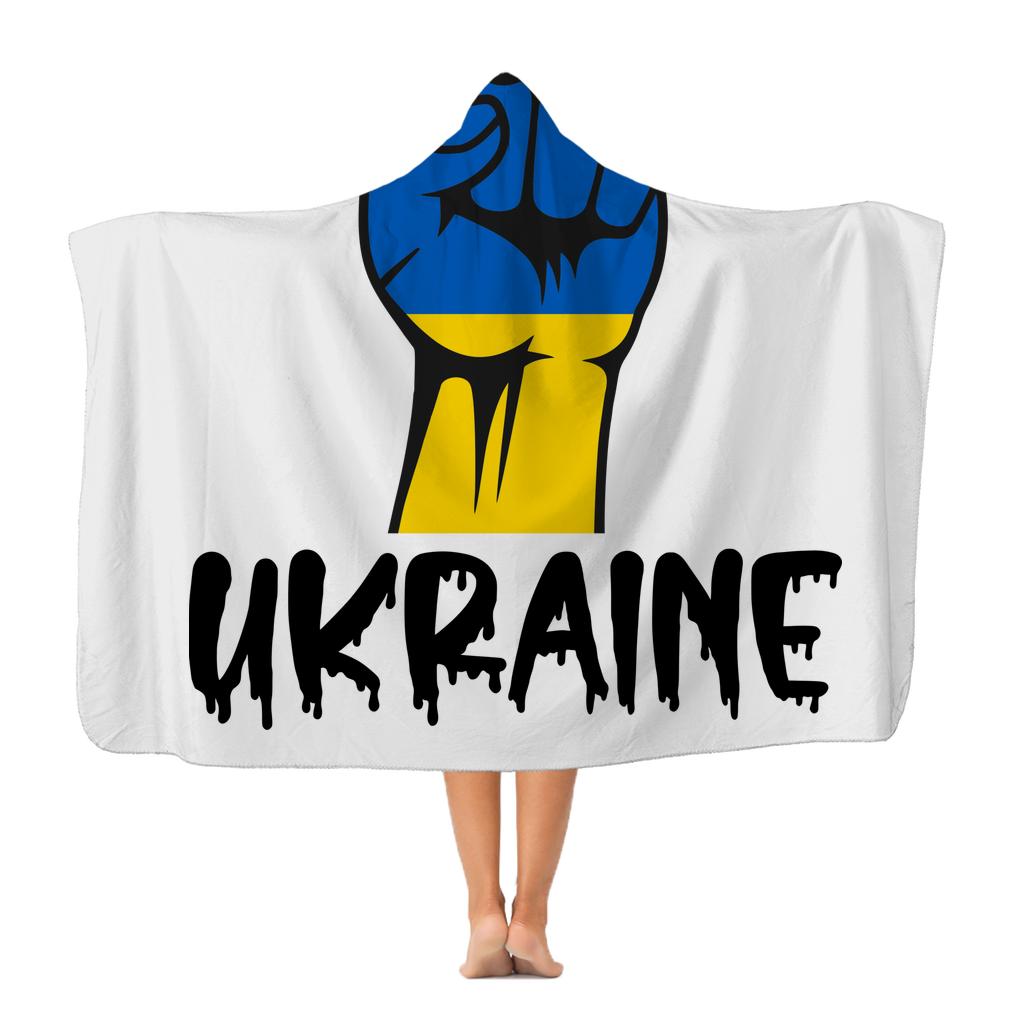 Ukraine Fist Classic Adult Hooded Blanket - Lynendo Trade Store