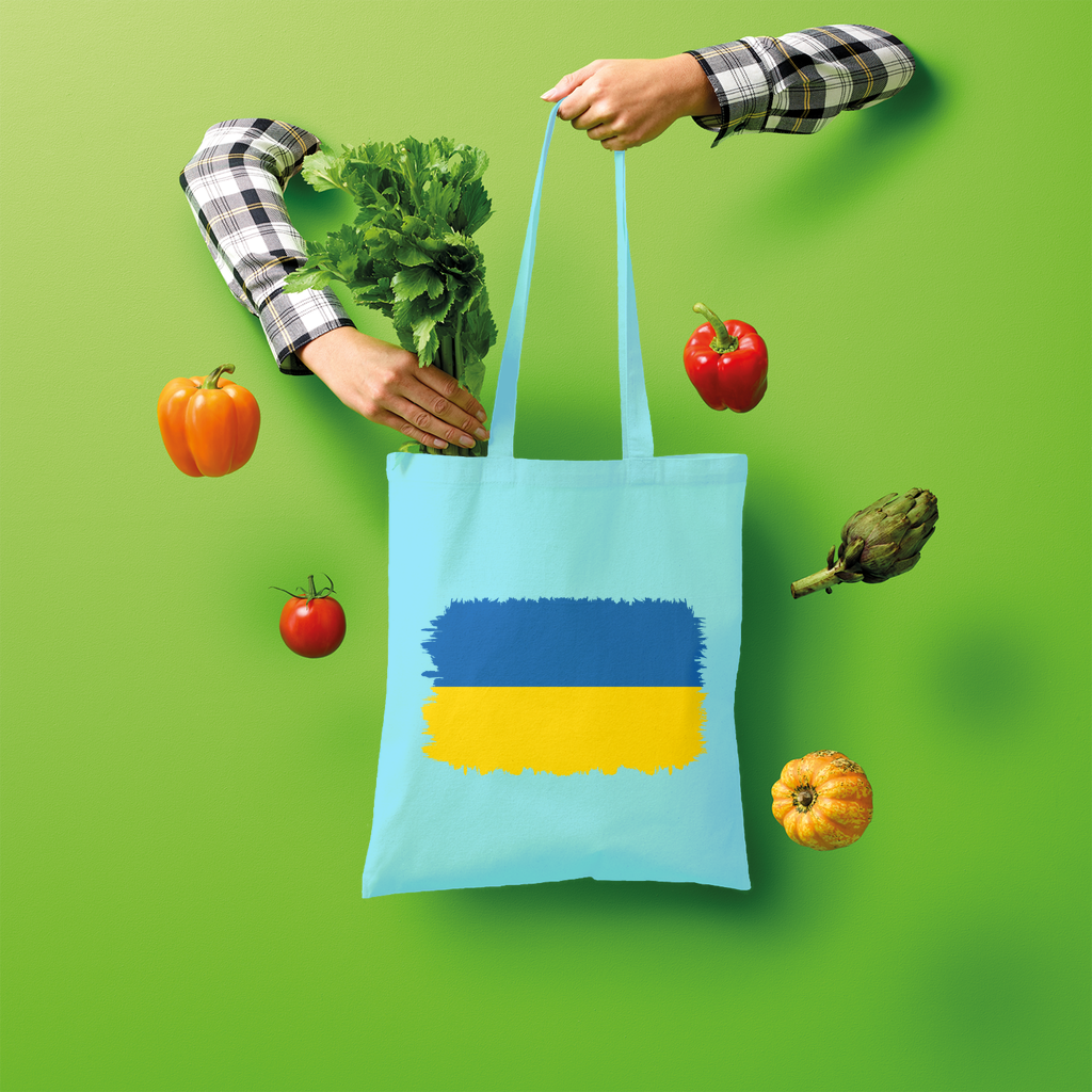 UKRAINE FLAG Shopper Tote Bag - Lynendo Trade Store